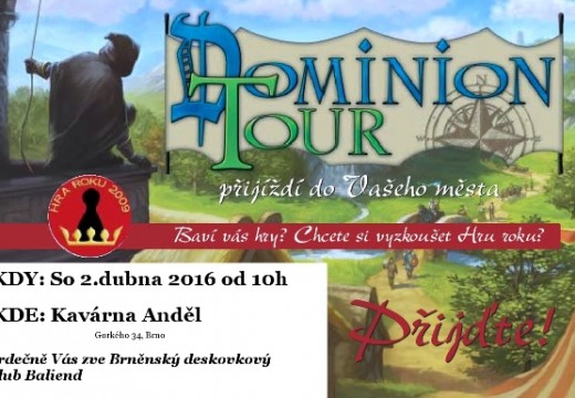 Pozvánka: Dominion Tour pokračuje v Brně