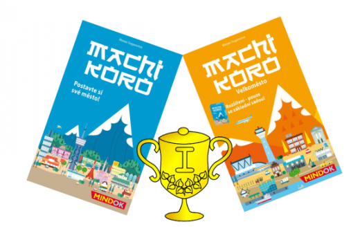 Vítěz soutěže o hru Machi Koro a rozšíření Velkoměsto