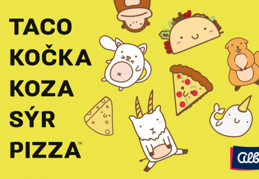 Taco, kočka, koza, sýr, pizza je název hry, kterou připravuje Albi