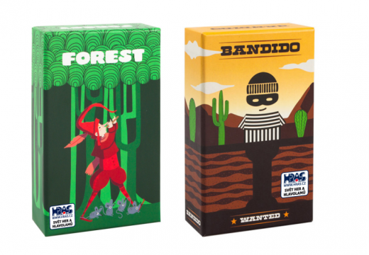 Bandido a Forest jsou dvě nové karetní hry v češtině