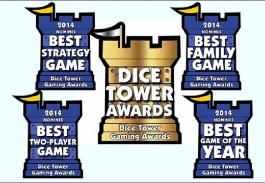 Jaké jsou nominace na Dice Tower Award 2014