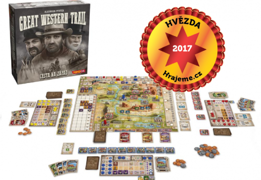 Hvězdou Hrajeme.cz 2017 je strategická hra Great Western Trail