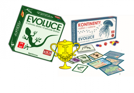 Vítěz soutěže o hru Evoluce: O původu druhů a rozšíření Kontinenty